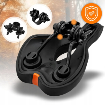 Siodełko rowerowe żelowe wygodne miękkie antywstrząsowe MTB M - Outlet